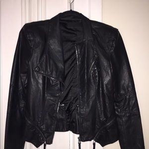 Blank NYC vegan leather jacket